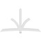Ekena Millwork Davenport Architectural Grade PVC Gable Bracket, 108"W x 63"H x 4"D x 6"F, 14/12 Pitch GBP108X63X0406DAV00 - alternate 4